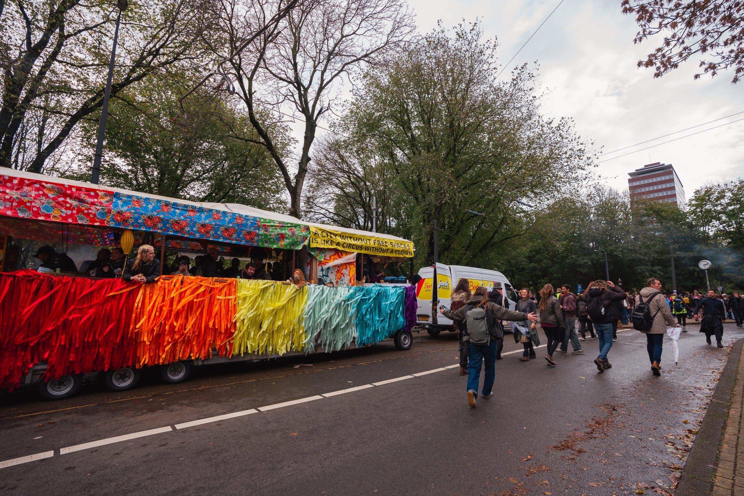 Night scene in Amsterdam during Amsterdam Dance Event 2025