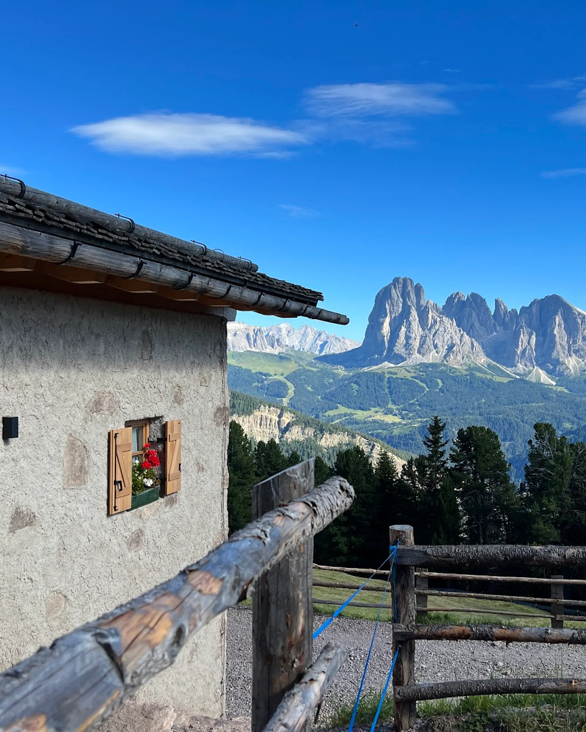 8 Best Things to Do in Val Gardena & Ortisei (2026) 7 Malga Cason alpine hut with Sassolungo peaks in the background, Val Gardena, Dolomites